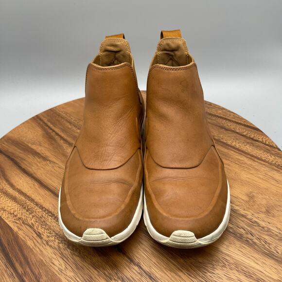 Nike Air Max Thea Mid Shoes Womens 7.5 Brown Leather Comfort Walking Gym Sneaker - Picture 2 of 8